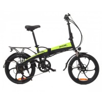 Електричний велосипед Maxxter RUFFER (black-green) 20", чорно-зелений