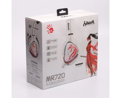Навушники ігрові Bloody MR720 (Naraka), з мікрофоном, RGB, Bluetooth + 2.4GHz + 3.5 jack
