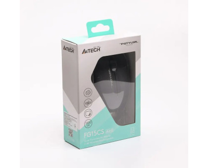 Миша бездротова A4Tech FG15CS Air2 (Grey) Fstyler, 2.4 ГГц, вбудований акумулятор, 1200 dpi, темно-сірий