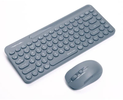 Комплект клавіатура+мишка A4Tech FG3200 Air2 (Blue) Fstyler, бездротовий, колір блакитний