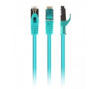 Патч корд Cablexpert PP6A-LSZHCU-G-0.25M, S/STP, литий, 50u" штекер із фіксатором, 0.25 м, зелений