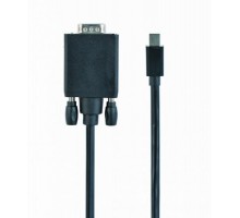 Перетворювач цифрового Mini DisplayPort сигналу в VGA відео 1.8 m Cablexpert CC-mDPM-VGAM-6