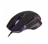 Мышь проводная игровая Maxxter McG-9B-I825, Instant 825, 9 кнопок, 12800 DPI, RGB, USB, черная