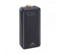 Портативное зарядное устройство (павербанк) Rivacase RIVAPOWER VA1083 (Black), 30000 mA, PD 65W, с LCD, черный