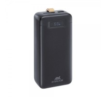 Портативний зарядний пристрій (павербанк) Rivacase RIVAPOWER VA1083 (Black), 30000 mA, PD 65W, з LCD, чорний