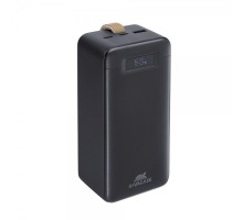 Портативний зарядний пристрій (павербанк) Rivacase RIVAPOWER VA1084 (Black), 40000 mA, PD 65W, з LCD, чорний