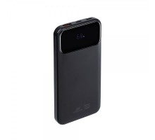 Портативний зарядний пристрій (павербанк) Rivacase RIVAPOWER VA2211 (Black), 10000 mA, QC/PD 22,5 Вт, 3 вбудовані кабелі, чорний