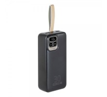Портативний зарядний пристрій (павербанк) Rivacase RIVAPOWER VA2285 (Black), 30000 mA, PD+QC 20W, з LCD, чорний