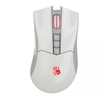 Миша ігрова бездротова A4-Tech Bloody R90 Plus (Greyish White), біла