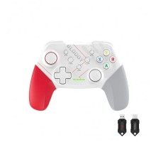 Бездротовий геймпад Bloody GPW50 (Sports White), 2.4G/USB, білий+червоний+сірий