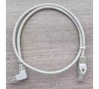 Патч корд Cablexpert PP12L-0.7M, UTP, категорія. 5E, литий,  50u" штекер із фіксатором, 0.7 м, сірий