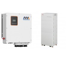 Комплект гібридний трифазний високовольтний сонячний інвертор Megarevo R15KH3 + батарея Ritar HV RESS-35KW