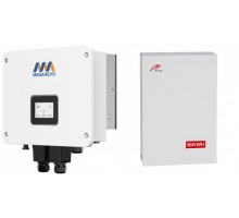 Комплект гібридний сонячний інвертор Megarevo O5KL1D + батарея Ritar BAT-10KWH-51.2V-100A