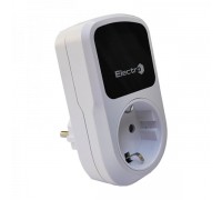 Реле контроля напряжения бытовое розеточное Electro RP1N16BL, 16А (140В - 280В)