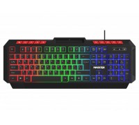 Игровая клавиатура Maxxter KBG-UML-02B-UA, мультимедиа, подсветка, черная