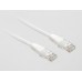 Патч корд Cablexpert PP12-5M-W, UTP, категорія. 5E, литий, 50u" штекер із фіксатором, 5 м, білий