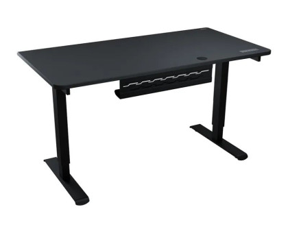 Стіл комп'ютерний Cougar Royal 150 Black White з електричним регулюванням  висоти,  стільниця 150 см, колір чорний