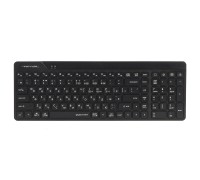 Клавіатура бездротова A4Tech FBK23 AS (Black) Fstyler (BT + 2.4 ГГц), quiet key, колір чорний