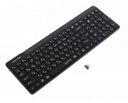 Клавіатура бездротова A4Tech FBK23 AS (Black) Fstyler (BT + 2.4 ГГц), quiet key, колір чорний