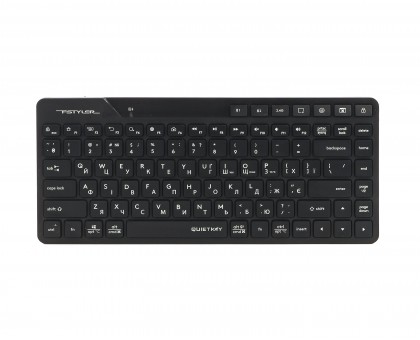 Клавіатура бездротова A4Tech FBK26C AS (Black) (BT + 2.4 ГГц) Fstyler, з акумулятором, quiet key, чорний