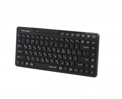 Клавіатура бездротова A4Tech FBK26C AS (Black) (BT + 2.4 ГГц) Fstyler, з акумулятором, quiet key, чорний