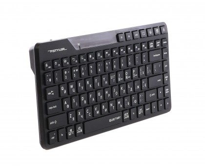 Клавіатура бездротова A4Tech FBK26C AS (Black) (BT + 2.4 ГГц) Fstyler, з акумулятором, quiet key, чорний