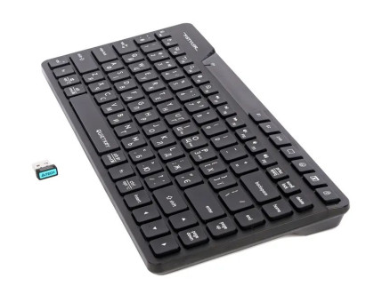 Клавиатура беспроводная A4Tech FBK26C AS (Black) (BT + 2.4 ГГц) Fstyler, с аккумулятором, quiet key, черный