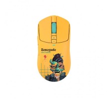 Миша ігрова бездротова Bloody R72 Ultra (Renegade Sunset), оптична 20000 CP, жовта з малюнком