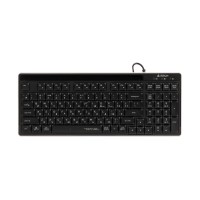 Клавиатура A4Tech FX70 (Black) с ножничным переключателем Fstyler, USB, quiet typing, черная