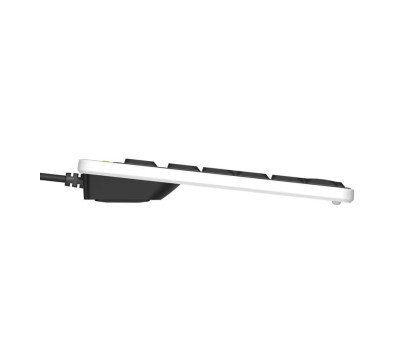 Клавіатура A4Tech FX70 (Black) з ножичним перемикачем Fstyler, USB, quiet typing, чорна