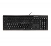 Клавіатура A4Tech FX72 (Black) з ножичним перемикачем Fstyler, USB, quiet typing, чорна