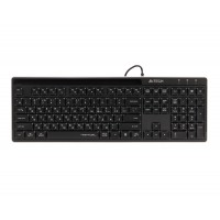 Клавіатура A4Tech FX72 (Black) з ножичним перемикачем Fstyler, USB, quiet typing, чорна