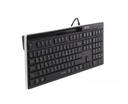 Клавіатура A4Tech FX72 (Black) з ножичним перемикачем Fstyler, USB, quiet typing, чорна