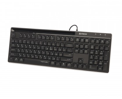 Клавіатура A4Tech FX72 (Black) з ножичним перемикачем Fstyler, USB, quiet typing, чорна