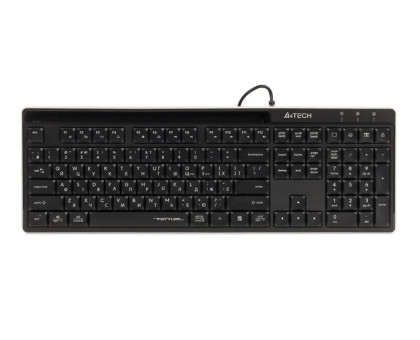 Клавіатура A4Tech FX72 (Black) з ножичним перемикачем Fstyler, USB, quiet typing, чорна