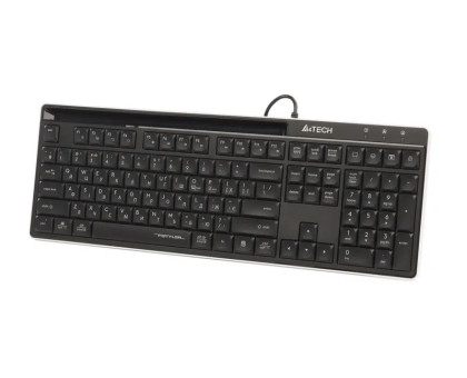 Клавіатура A4Tech FX72 (Black) з ножичним перемикачем Fstyler, USB, quiet typing, чорна
