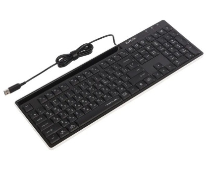 Клавіатура A4Tech FX72 (Black) з ножичним перемикачем Fstyler, USB, quiet typing, чорна