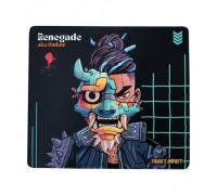 Коврик игровой Bloody BP-45 Renegade (Midnight), 450 х 400 х5 мм, цвет черный с рисунком