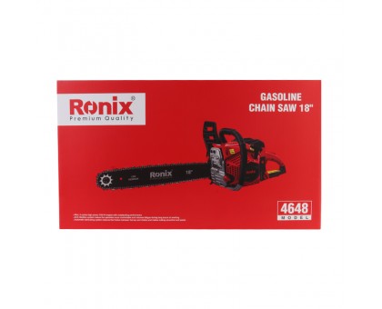 Цепная бензиновая пила Ronix 4648, 450мм Цепная бензиновая пила Ronix 4648, 450мм