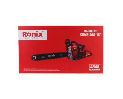 Цепная бензиновая пила Ronix 4648, 450мм