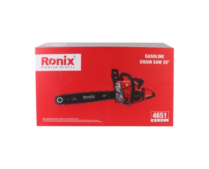 Бензиновая цепная пила Ronix 4651, 500 мм Бензиновая цепная пила Ronix 4651, 500 мм