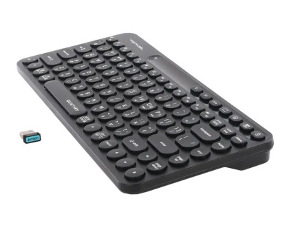 Клавиатура A4Tech FBK36C AS (Black) беспроводная (BT + 2.4 ГГц) Fstyler, с аккумулятором, quiet key, цвет черный