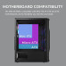 Корпус компьютерный Cougar Uniface MX110 RGB, Игровой, 4*120mm RGB вентиляторы предустановленные, Mini ITX / Micro ATX / ATX, стеклянное окно, черный
