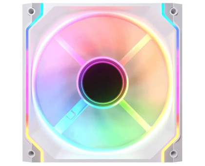 Корпусный вентилятор Cougar SC140 ARGB RB (White), 140мм с ARGB подсветкой RB , Hydro Dynamic Bearing, 4 Pin PWM / 3 Pin ARGB белый