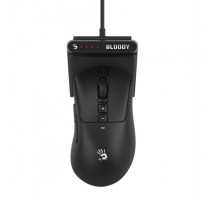 Миша ігрова бездротова Bloody R73 Ultra Duo (Black), вбудований акумулятор, оптична 20000 CPI, сенсор Alpha 20K Engine, чорна