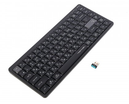 Клавиатура беспроводная A4Tech FBX53C (Black), Fstyler, ножничные переключатели, Bluetooth / 2.4 ГГц, с аккумулятором, черная Клавиатура беспроводная A4Tech FBX53C (Black), Fstyler, ножничные переключатели, Bluetooth / 2.4 ГГц, с аккумулятором, черная