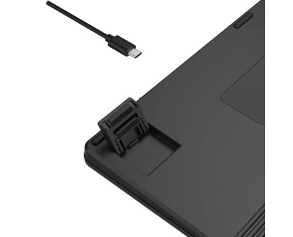 Клавіатура бездротовa A4Tech FBX53C (Black), Fstyler, ножничні перемикачі, Bluetooth / 2.4 ГГц, з акумулятором, чорна