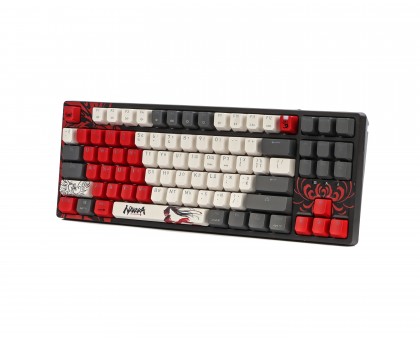 Механическая игровая беспроводная клавиатура Bloody WS87 (Naraka), USB, RGB подсветка, BLMS Red Plus Switch Механическая игровая беспроводная клавиатура Bloody WS87 (Naraka), USB, RGB подсветка, BLMS Red Plus Switch