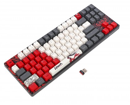 Механическая игровая беспроводная клавиатура Bloody WS87 (Naraka), USB, RGB подсветка, BLMS Red Plus Switch Механическая игровая беспроводная клавиатура Bloody WS87 (Naraka), USB, RGB подсветка, BLMS Red Plus Switch