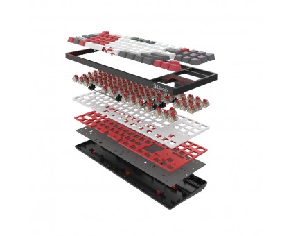 Механическая игровая беспроводная клавиатура Bloody WS87 (Naraka), USB, RGB подсветка, BLMS Red Plus Switch Механическая игровая беспроводная клавиатура Bloody WS87 (Naraka), USB, RGB подсветка, BLMS Red Plus Switch